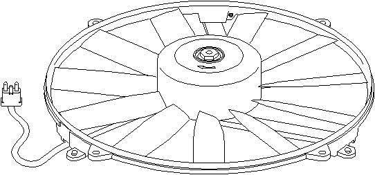Ventilator, motorkjøling - P26871 - mercedes-benz 190 [w201] - OE 000 500 70 93